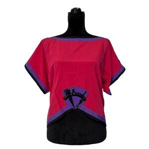 Bill Tice Vintage Beaded Art Deco Top Size 6